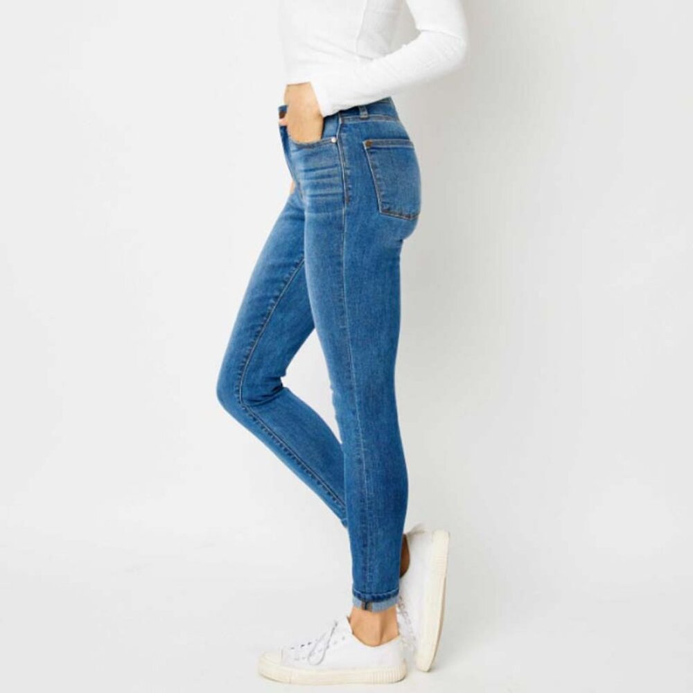 Judy Blue Cuffed Hem Skinny